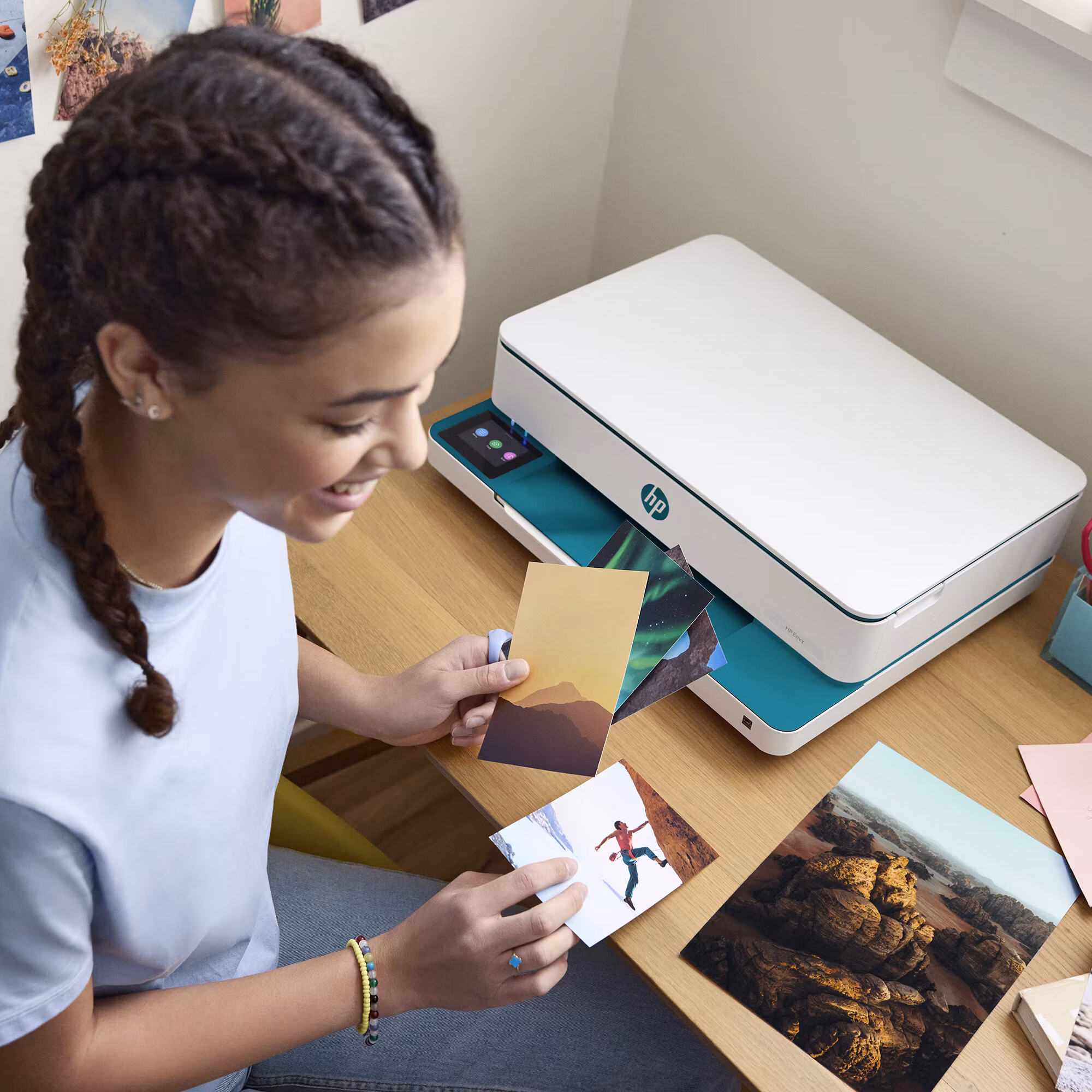 HP ENVY 6122e trådlös allt-i-ett färgskrivare, Instant Ink; fotoutskrift