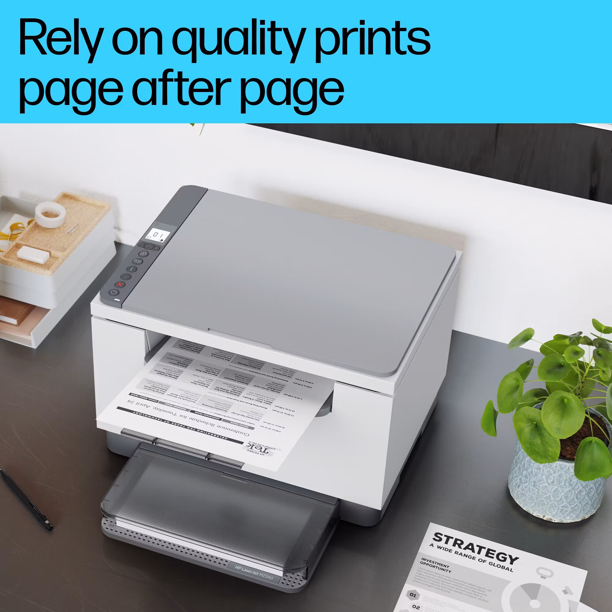 HP LaserJet MFP M234d skrivare Laser A4 600 x 600 DPI 29 sidor/min