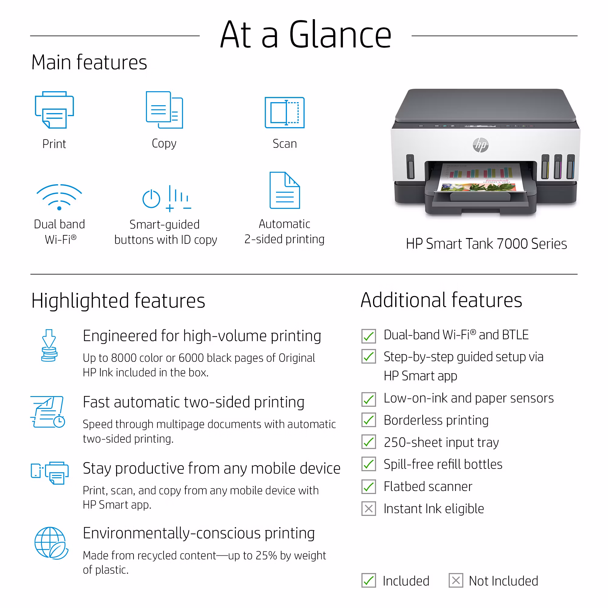 HP Smart Tank-skrivare