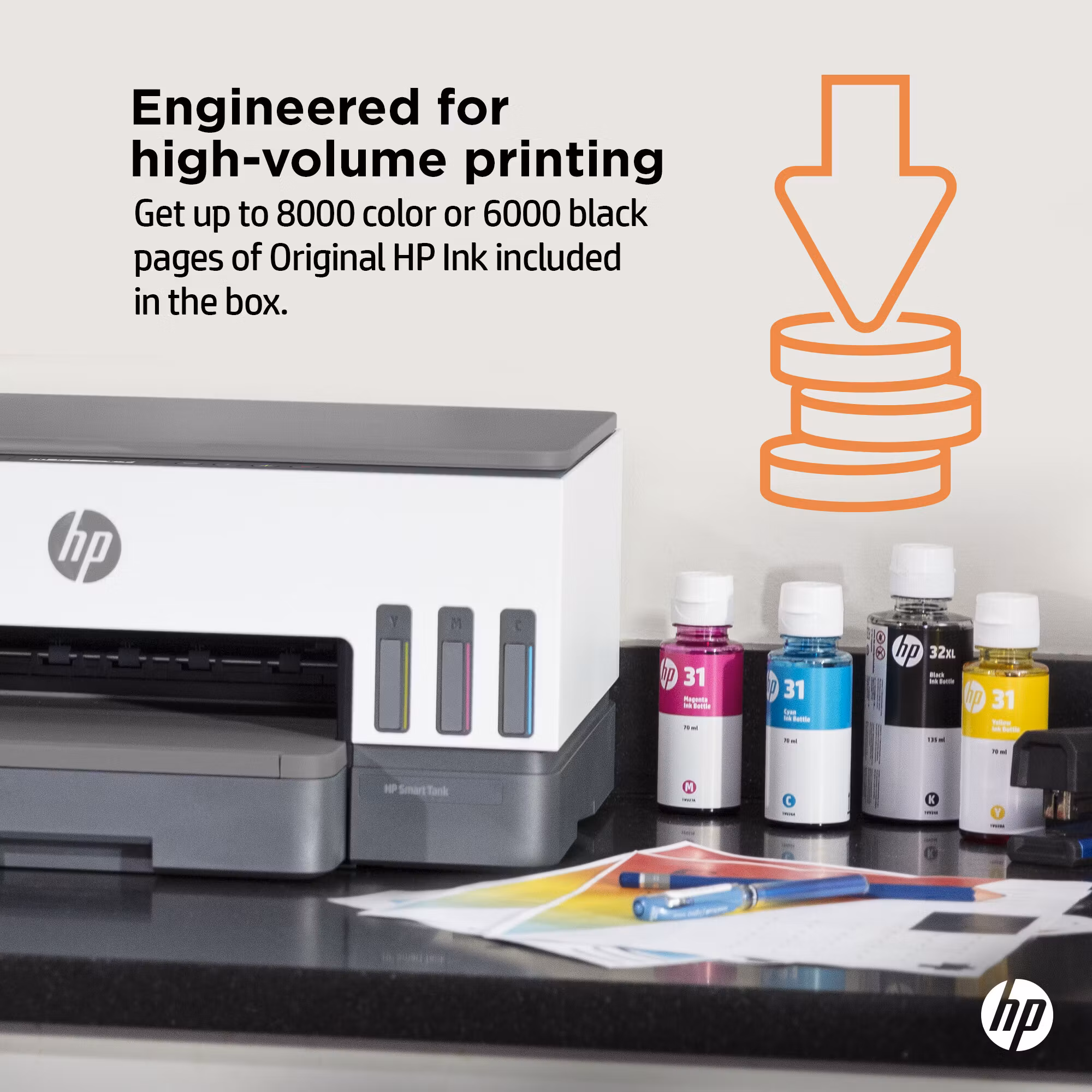 HP Smart Tank-skrivare