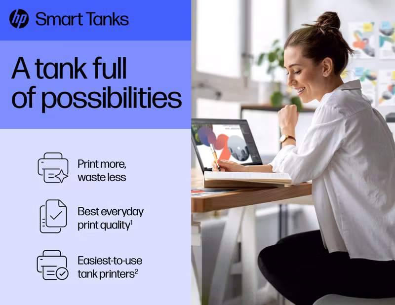 HP Smart Tank-skrivare