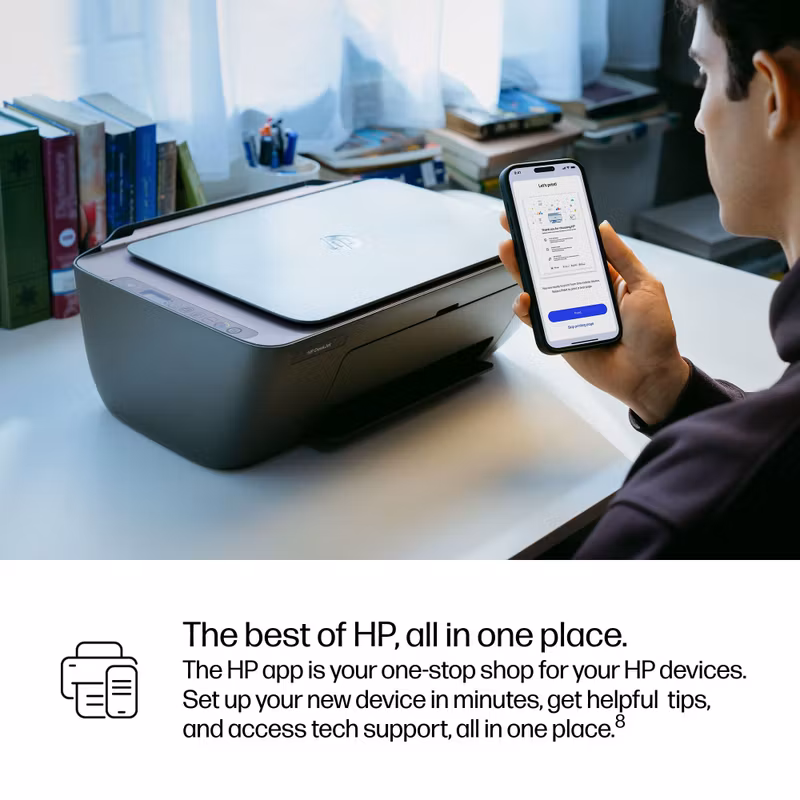 HP DeskJet 2921 trådlös allt-i-ett färgskrivare