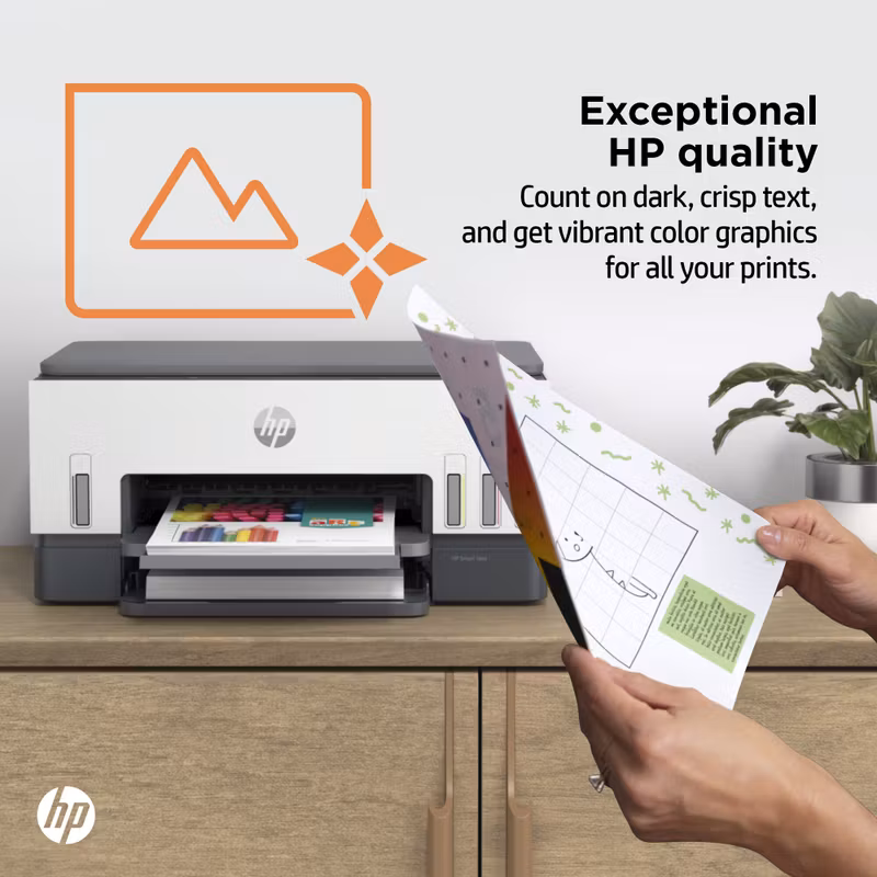 HP Smart Tank 6005 trådlös multifunktionsskrivare i färg – skrivare, kopiator, skanner