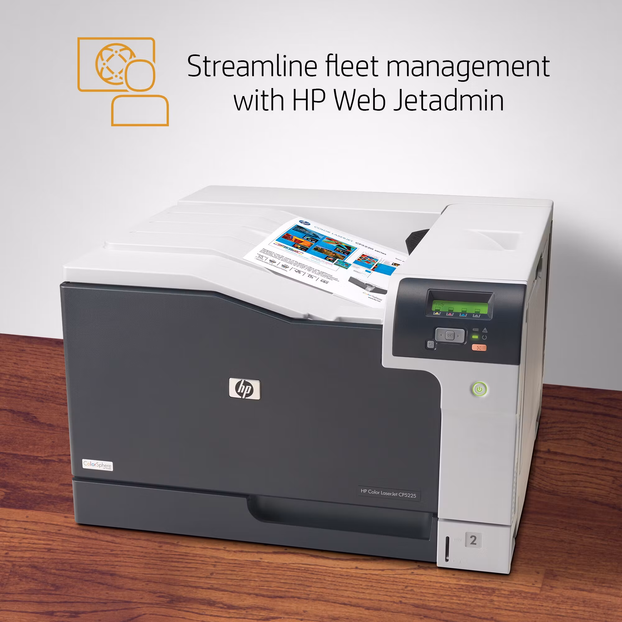 HP Color LaserJet Professional CP5225dn-skrivare