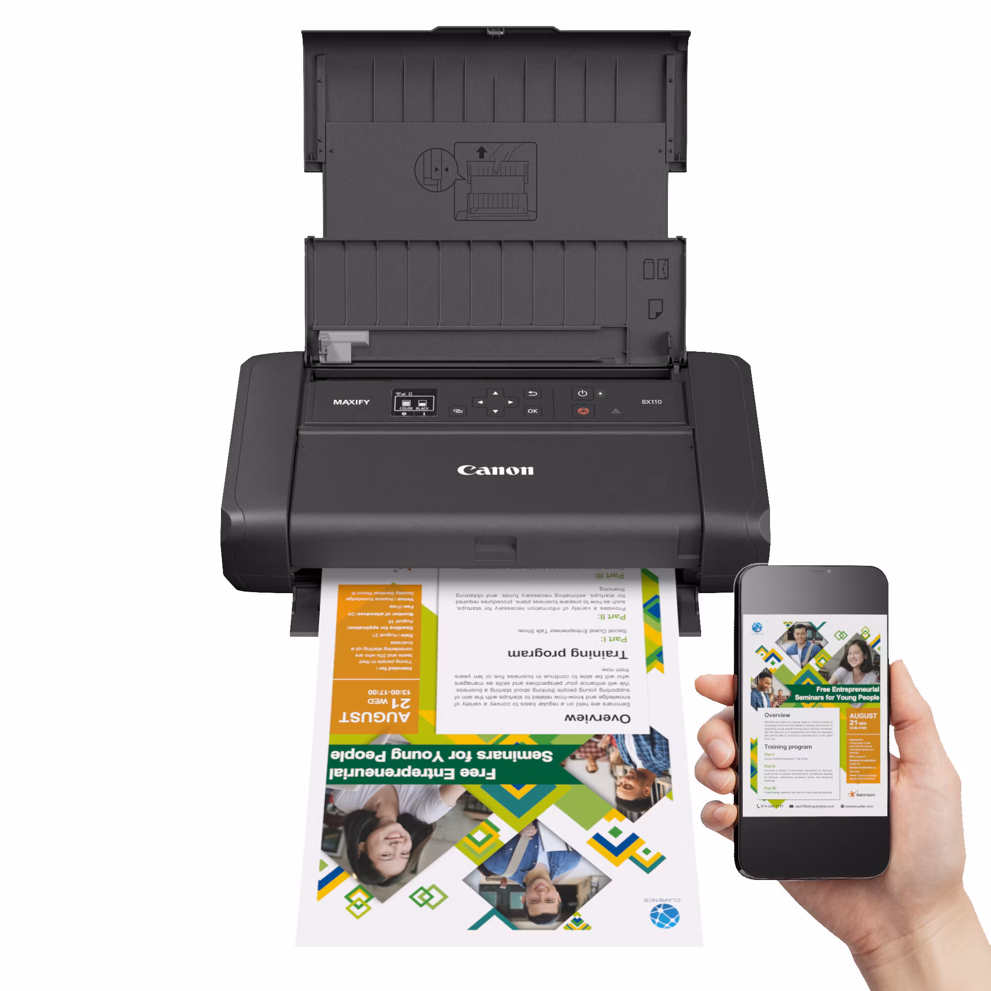 Canon MAXIFY BX110 bläckstråleskrivare färg 4800 x 1200 DPI A4 Wi‑Fi