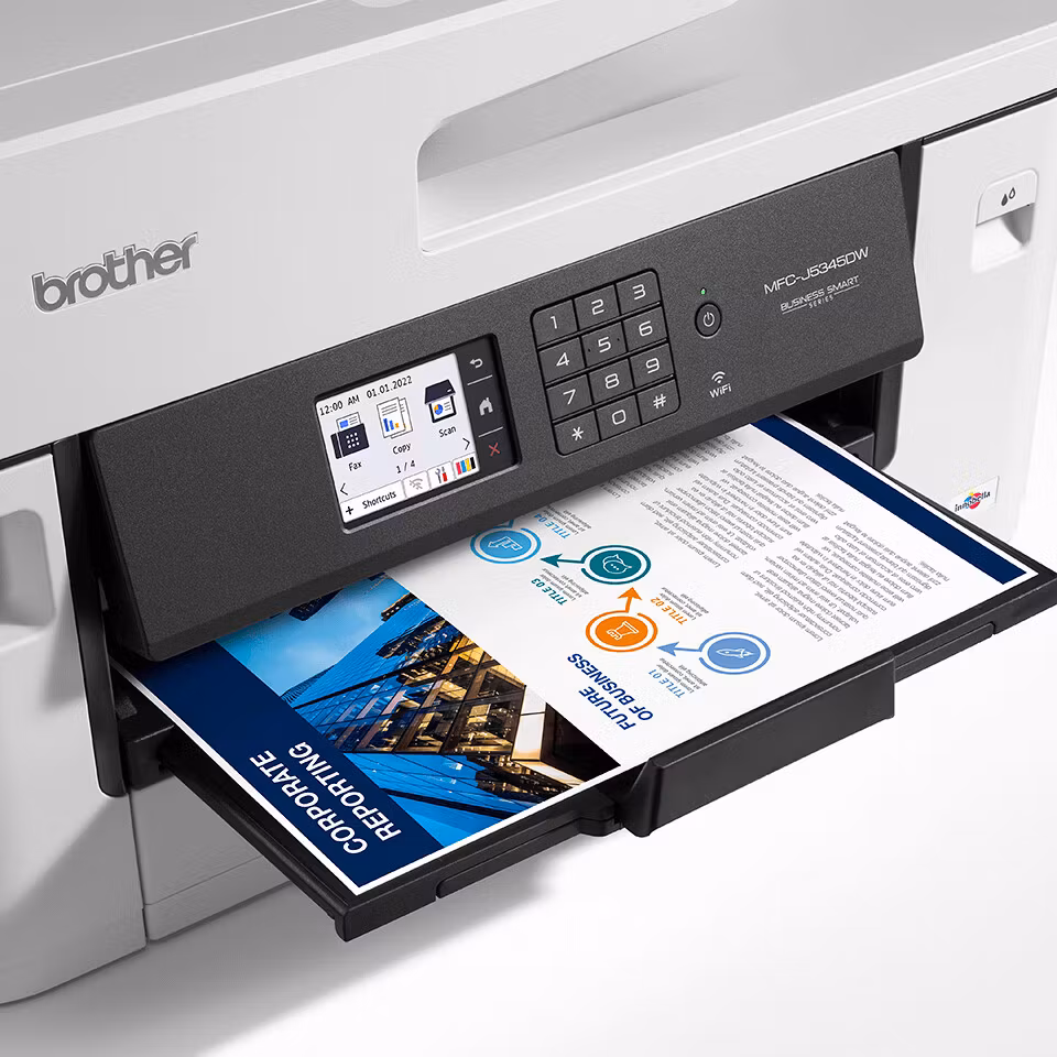 Brother MFC-J5345DW multifunktionsskrivare bläckstråle A3 4800 x 1200 DPI 28 sidor/min Wi‑Fi