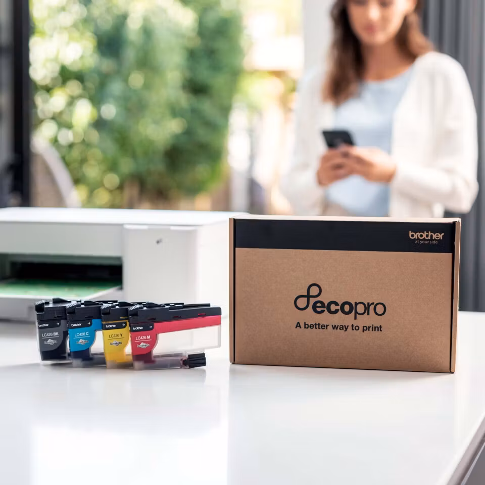Brother DCP-J1200WE EcoPro Ready kompakt 3-i-1 mobilstyrd bläckstråleskrivare