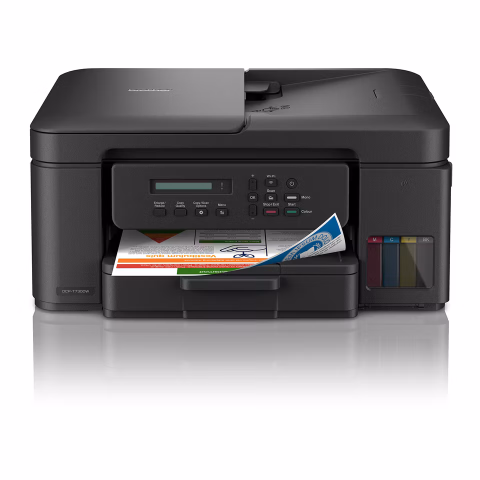 Brother DCP-T730DW multifunktionsskrivare bläckstråle A4 6000 x 1200 DPI 27 sidor/min Wi‑Fi
