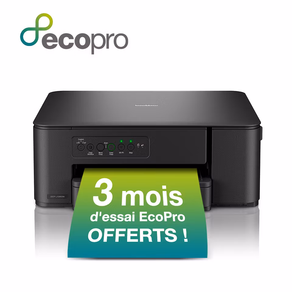 Brother 3-i-1 kompakt trådlös bläckstråleskrivare DCP-J1260W