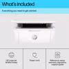 HP LaserJet M140w trådlös multifunktionsskrivare svartvit, skrivare, kopiator, skanner