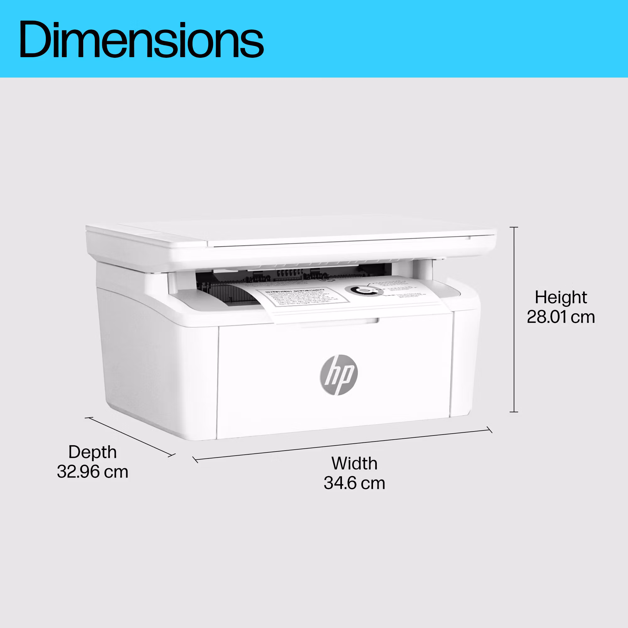 HP LaserJet M140w trådlös multifunktionsskrivare svartvit, skrivare, kopiator, skanner