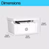 HP LaserJet M140w trådlös multifunktionsskrivare svartvit, skrivare, kopiator, skanner