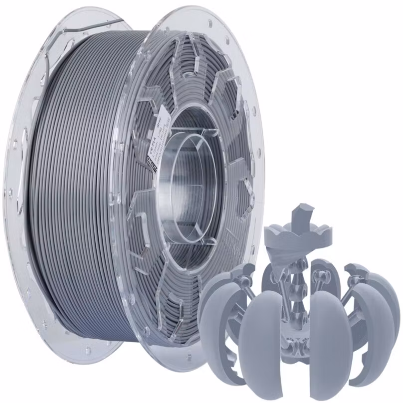 Creality CR-PLA filament grå, 3D-filament (grå, 1 kg, 1,75 mm, på rulle)