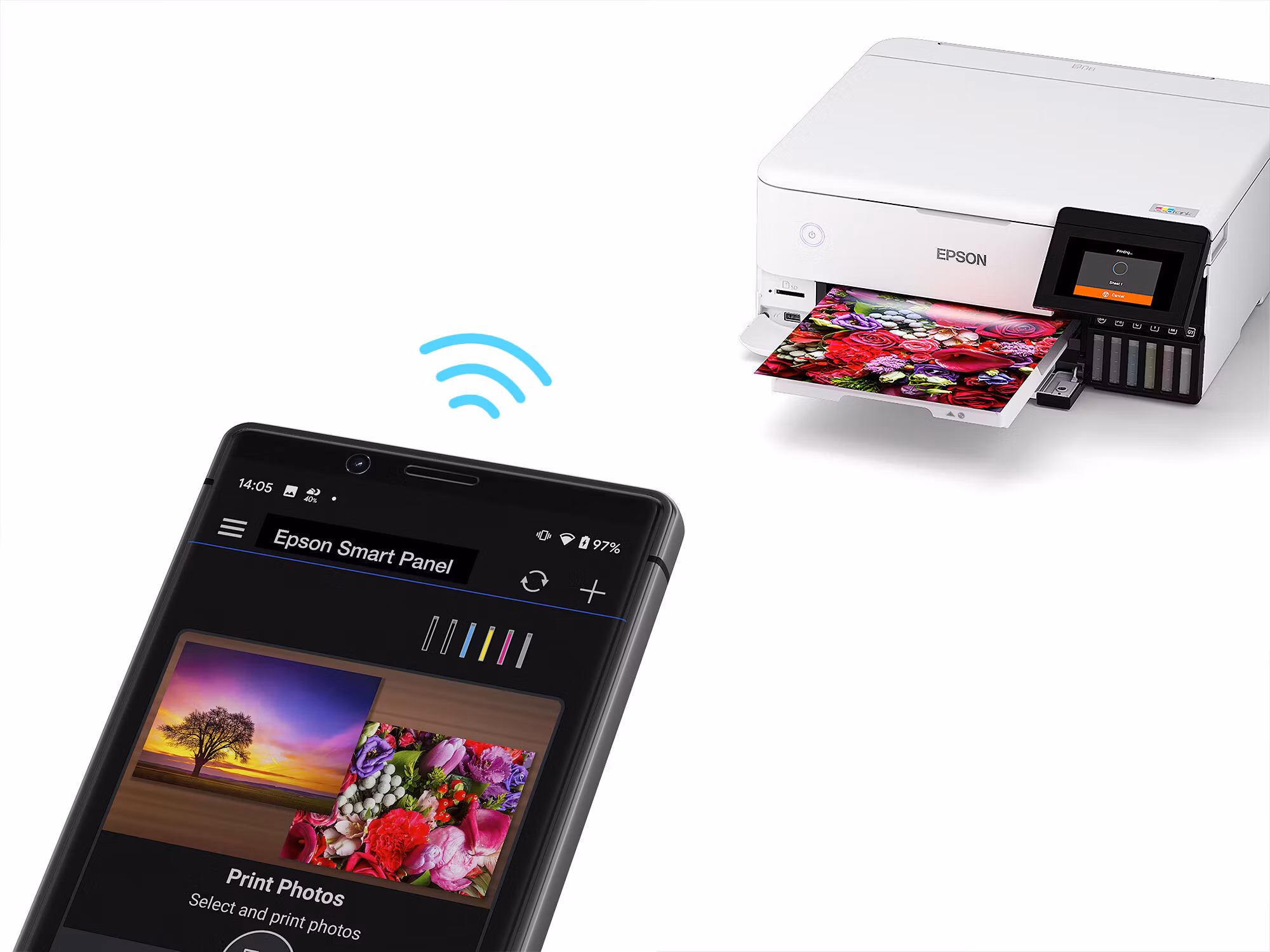 Epson EcoTank L8160 Inkjet A4 5760 x 1440 DPI 32 ppm Wi-Fi