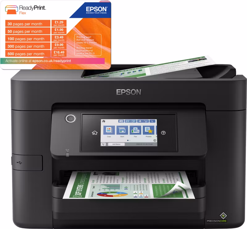 Epson WorkForce Pro WF-4825DWF Inkjet A4 4800 x 2400 DPI 25 ppm Wi-Fi