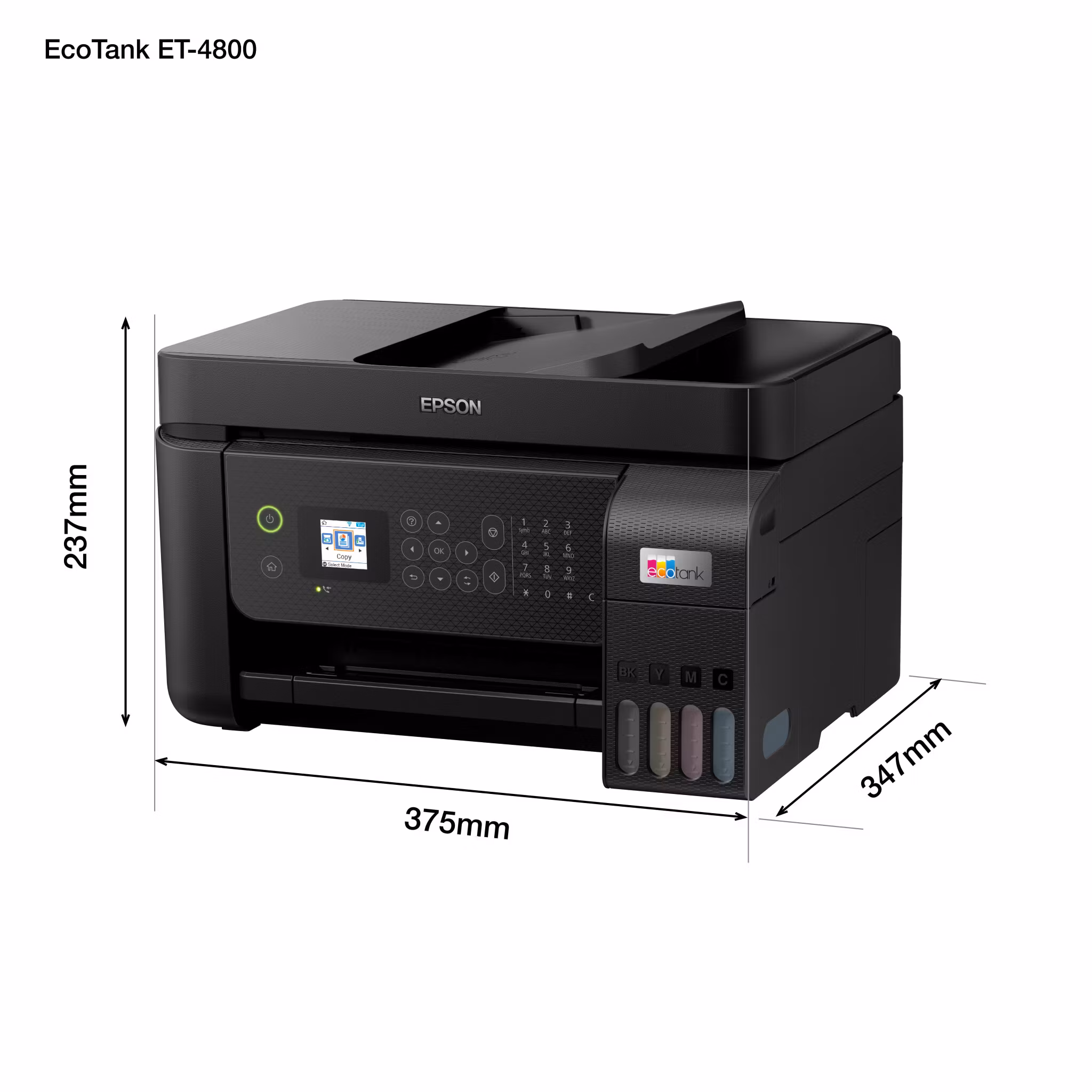 Epson EcoTank ET-4800 Inkjet A4 5760 x 1440 DPI 33 ppm Wi-Fi