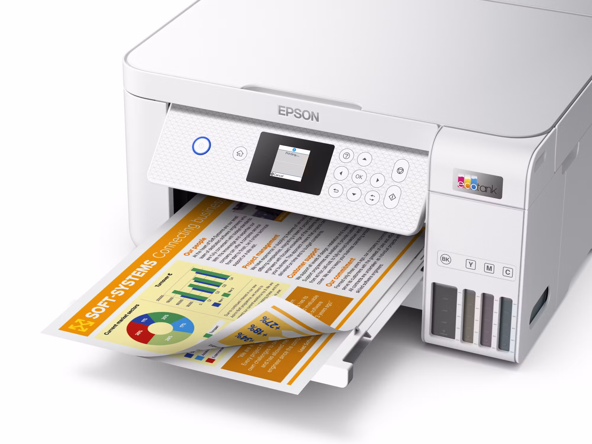 Epson EcoTank ET-2856 Inkjet A4 5760 x 1440 DPI 33 ppm Wi-Fi