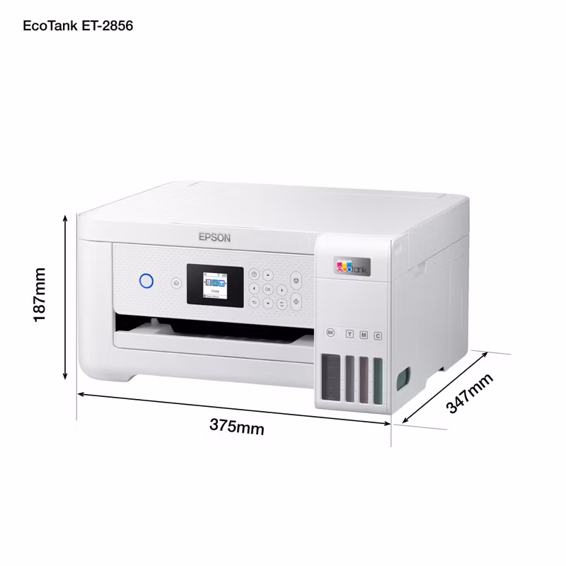 Epson EcoTank ET-2856 Inkjet A4 5760 x 1440 DPI 33 ppm Wi-Fi
