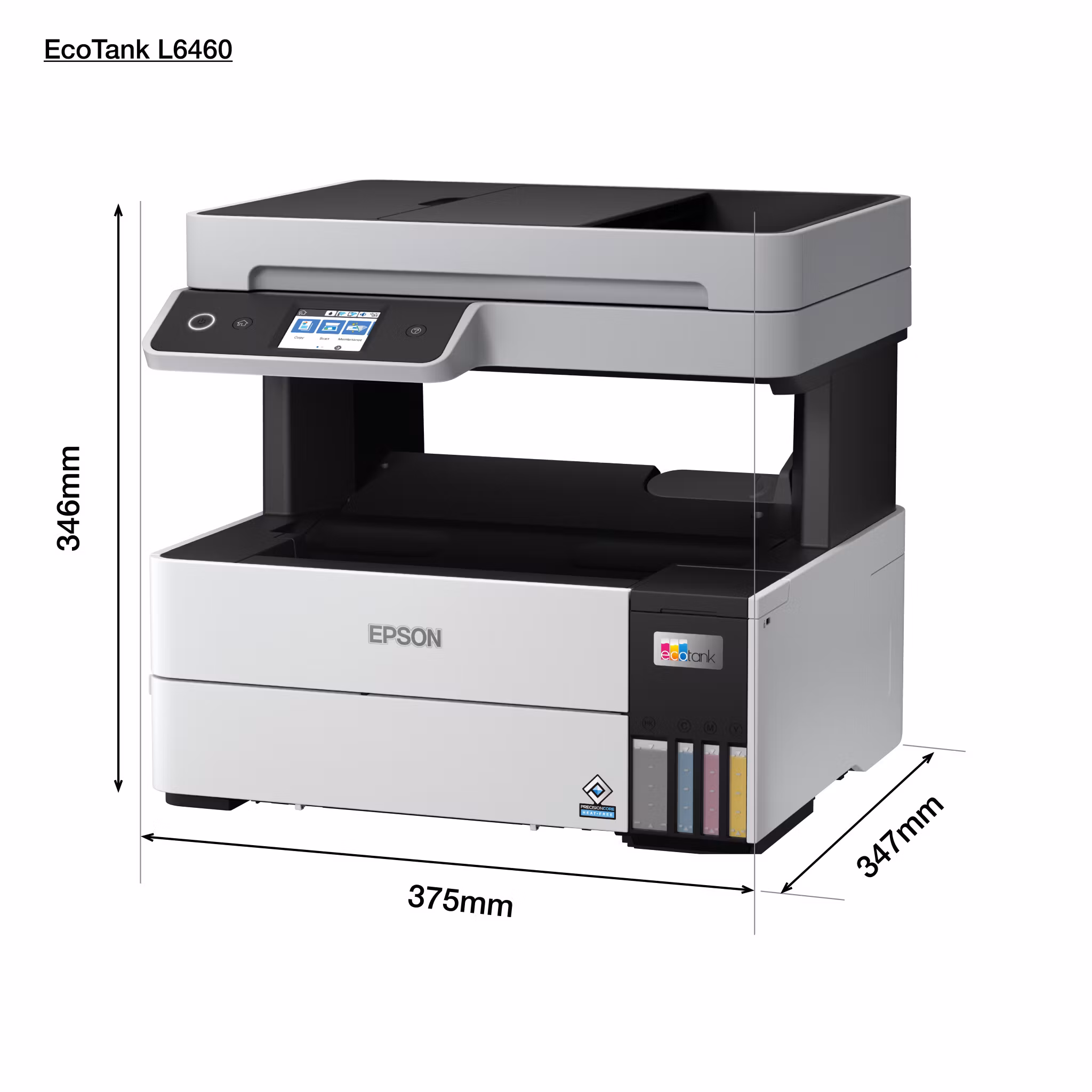 Epson EcoTank L6460 Inkjet A4 4800 x 1200 DPI 37 ppm Wi-Fi