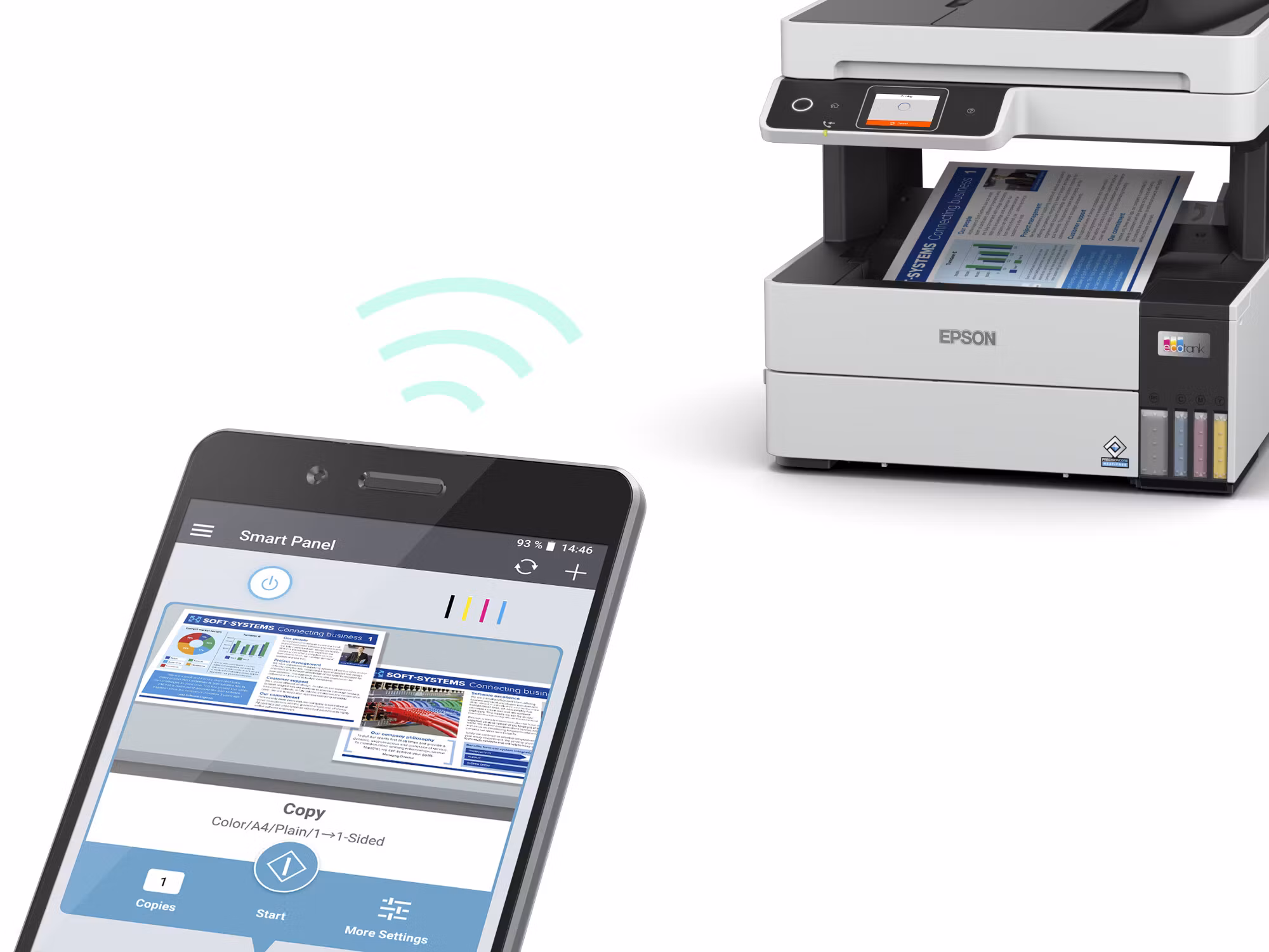 Epson EcoTank ET-5170 Inkjet A4 4800 x 1200 DPI 37 ppm Wi-Fi