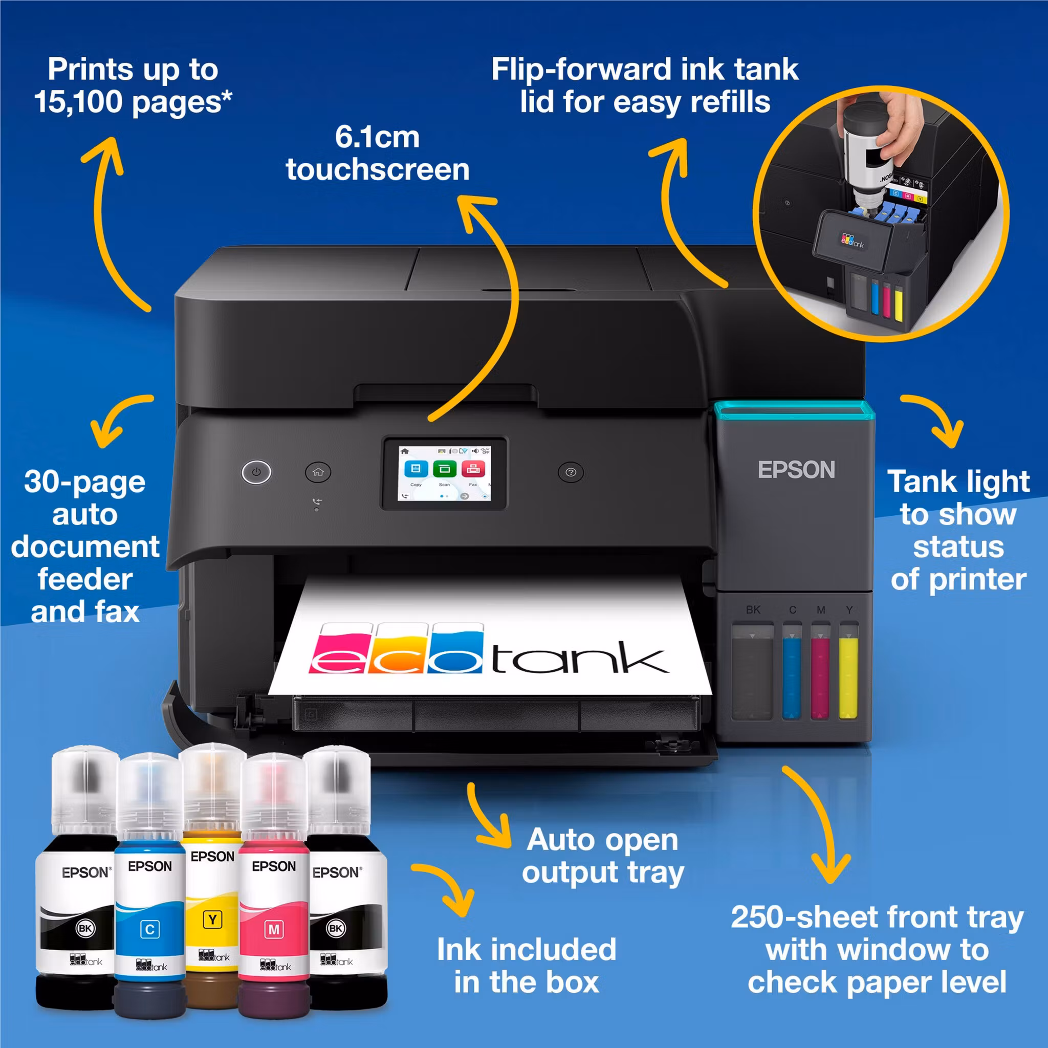 Epson EcoTank L6390 Inkjet A4 4800 x 1200 DPI Wi-Fi