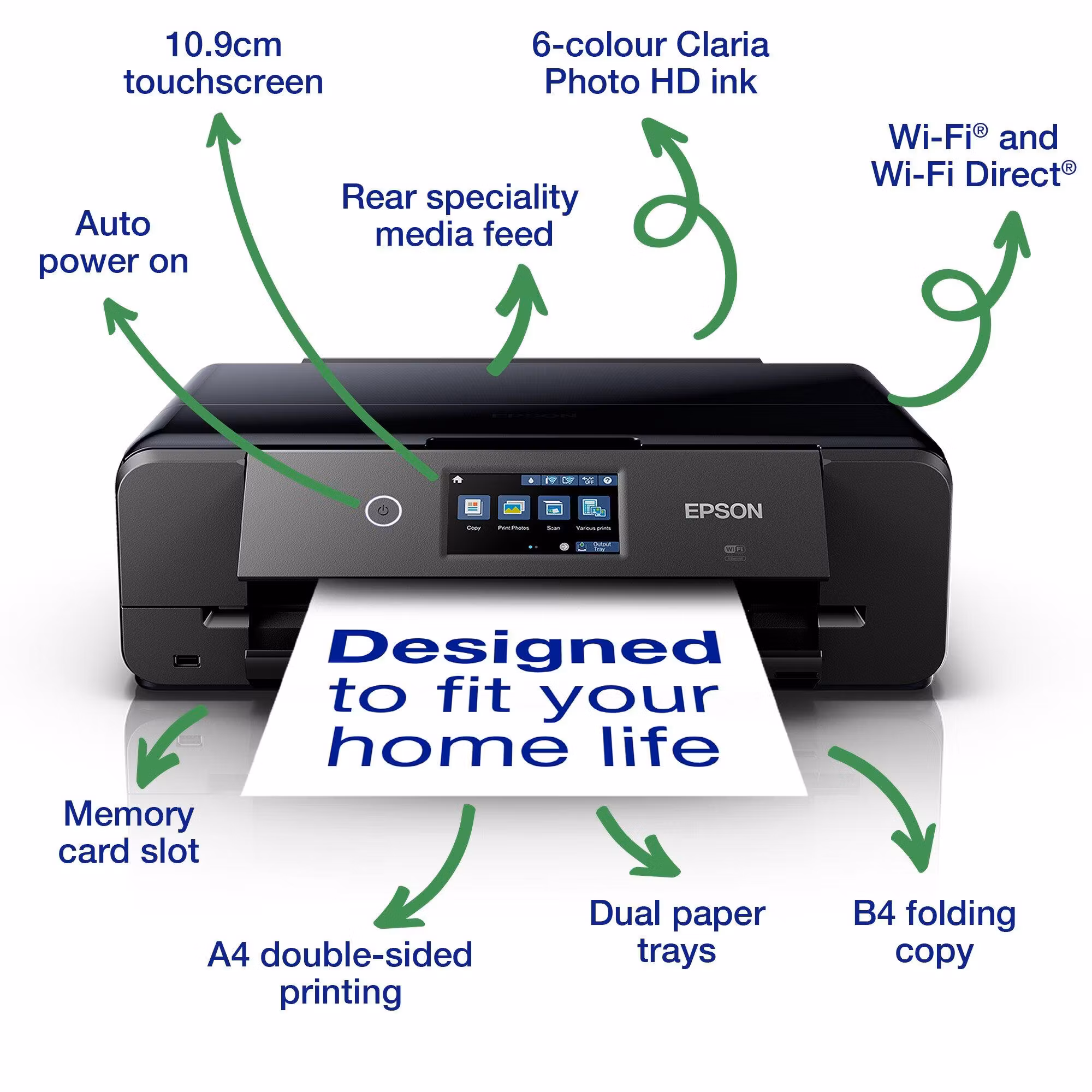 Epson XP-980 Inkjet A3 5760 x 1440 DPI 28 ppm Wi-Fi