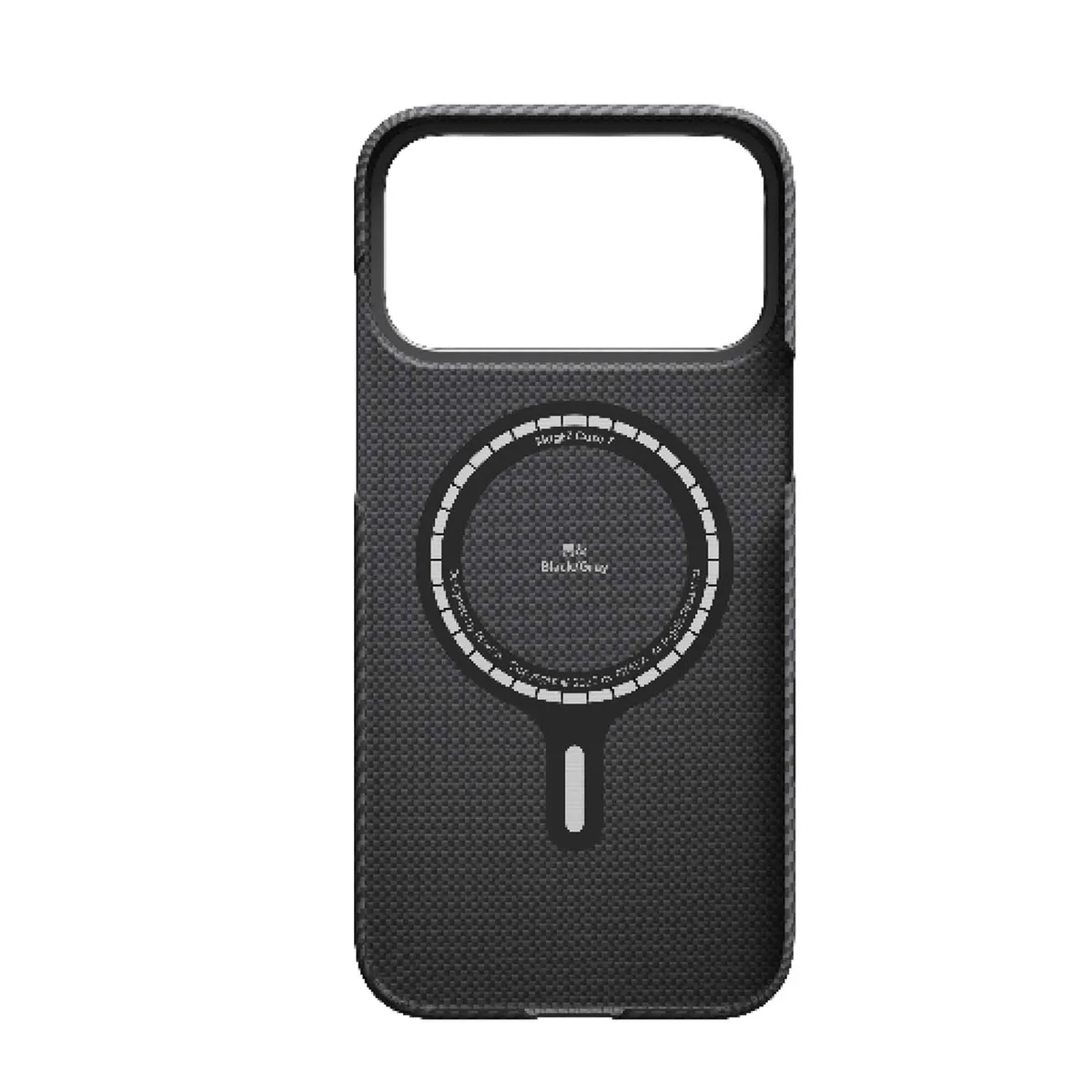 Pitaka Edge MagSafe-fodral för iPhone 17 Pro svart/grå