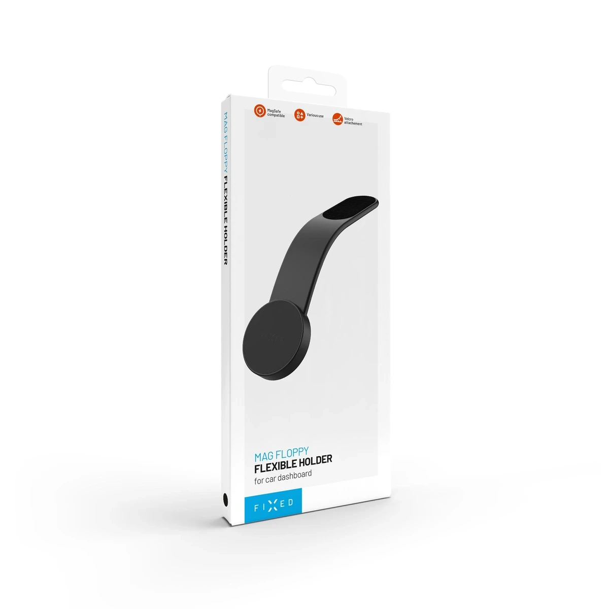 FIXED MagFloppy Telefonhållare för Dashboard Svart