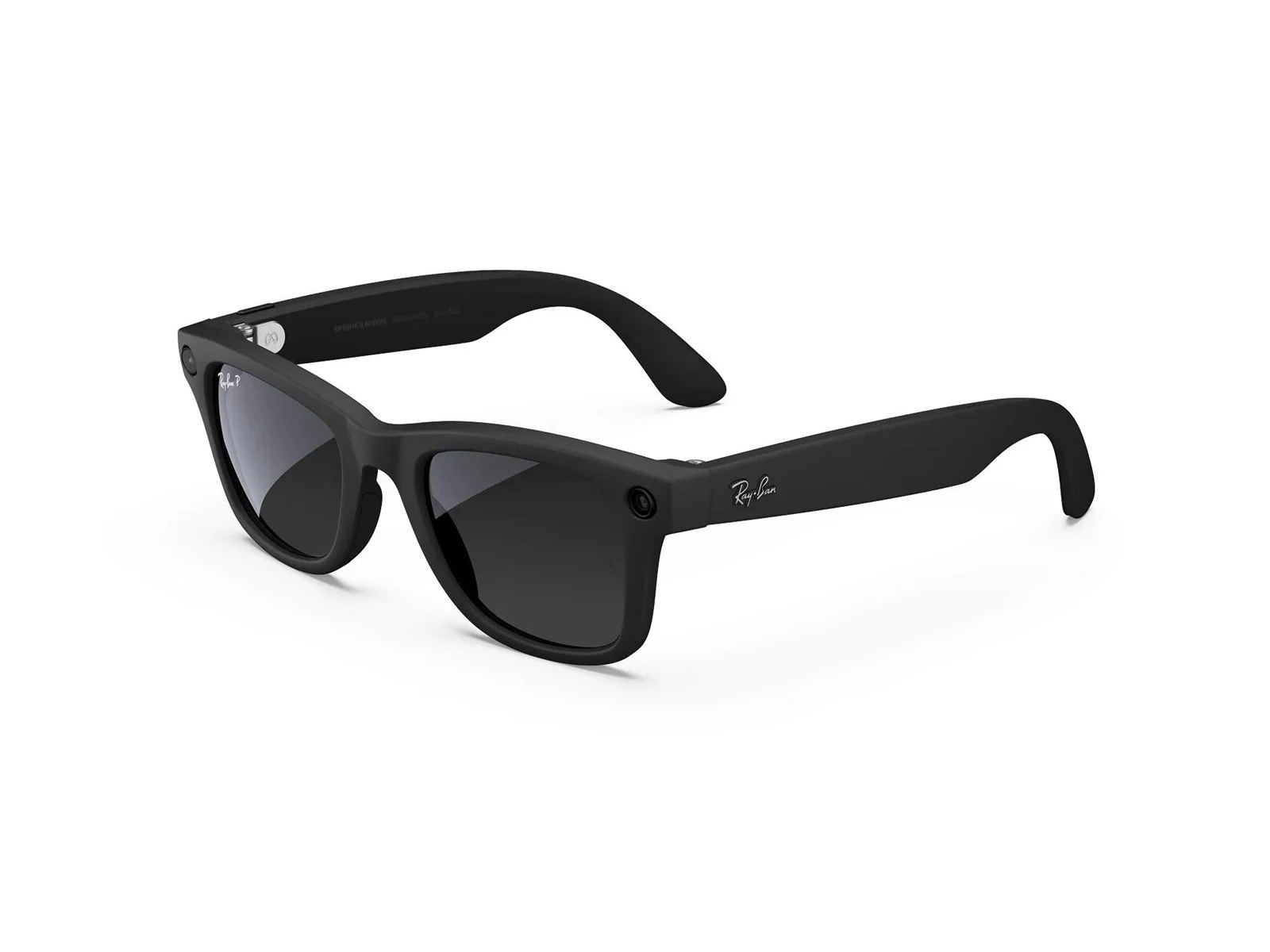 Ray-Ban Meta Wayfarer Smarta Solglasögon Black Med Grafit Linser