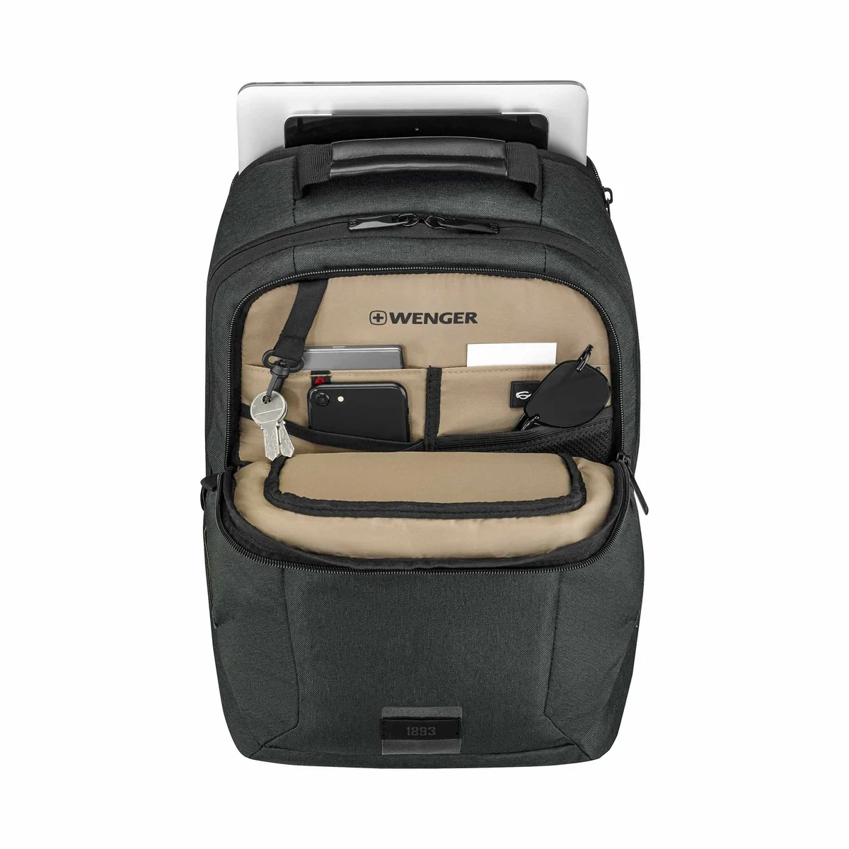 Wenger MX ECO Professional, ryggsäck (grå, upp till 40,7 cm (16"))