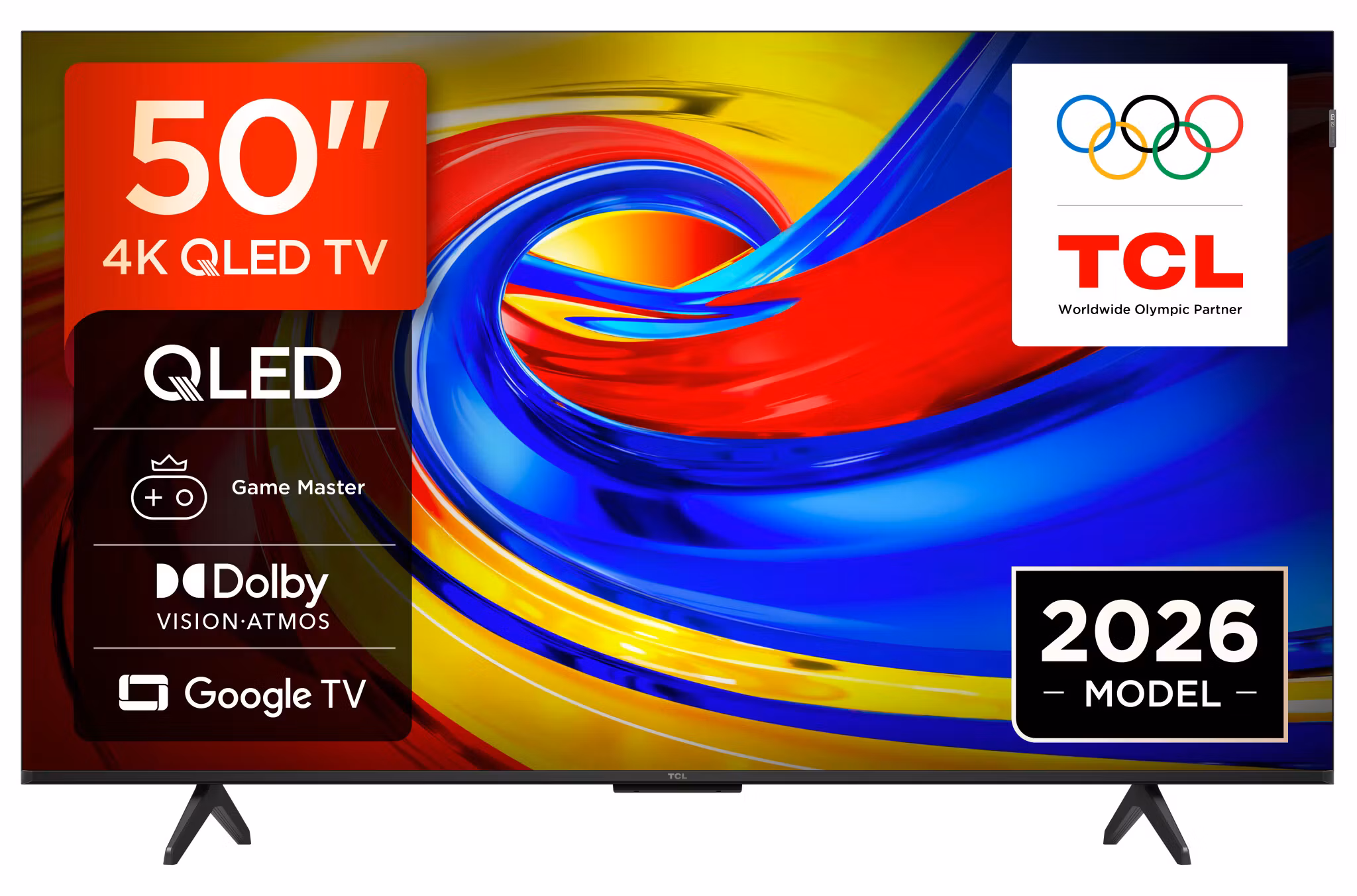 TCL P7L 50P7L TV 50" 4K Ultra HD Smart TV Wi-Fi svart