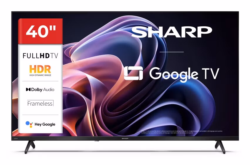 Sharp 40HF2265E 40" 1080p LED bakbelyst LCD Google TV Smart TV