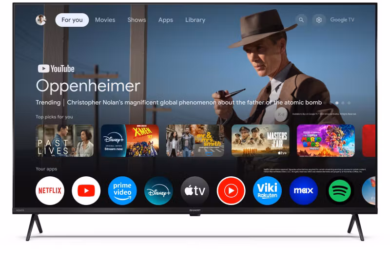 Sharp 55HL4265E TV 139.7 cm (55") 4K Ultra HD Smart TV Wi-Fi svart