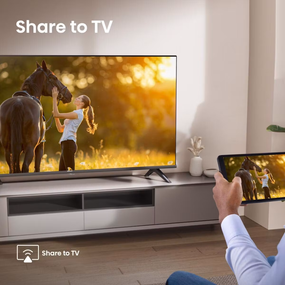 Hisense 32E4QT 81,3 cm (32") HD Smart TV Wi-Fi Svart
