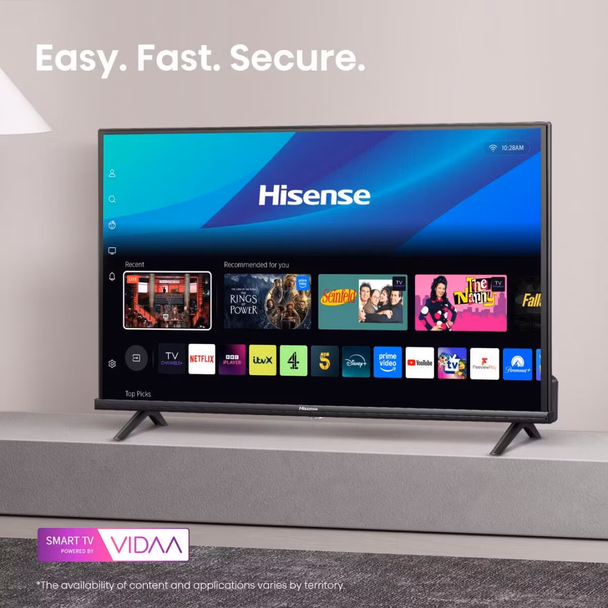 Hisense 32E4QT 81,3 cm (32") HD Smart TV Wi-Fi Svart