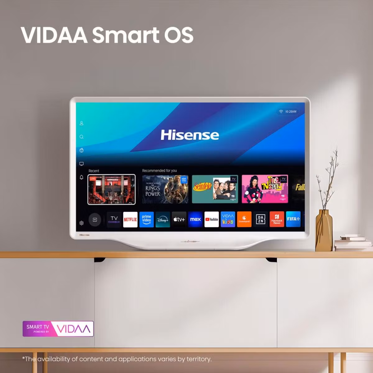 Hisense 32S5Q 81,3 cm (32") Full HD Smart TV Wi-Fi Silver, White