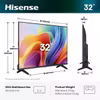 Hisense 32A49S 81,3 cm (32") HD Wi-Fi svart