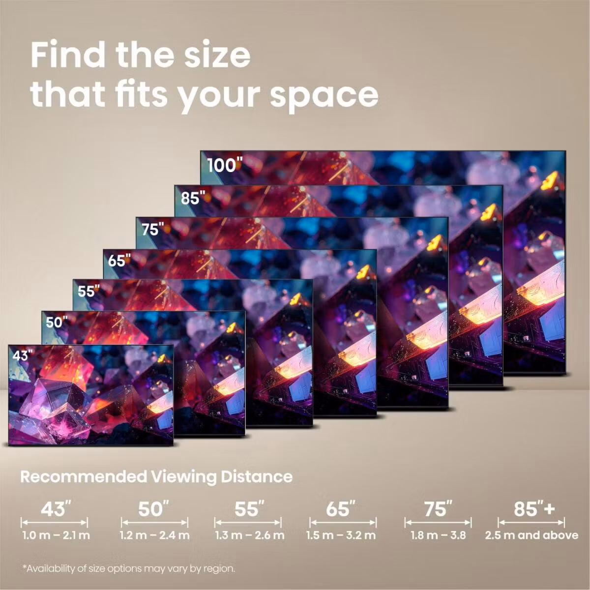 Hisense 43E7S PRO 109,2 cm (43") UHD+ Smart TV Wi-Fi Svart 300 cd/m²