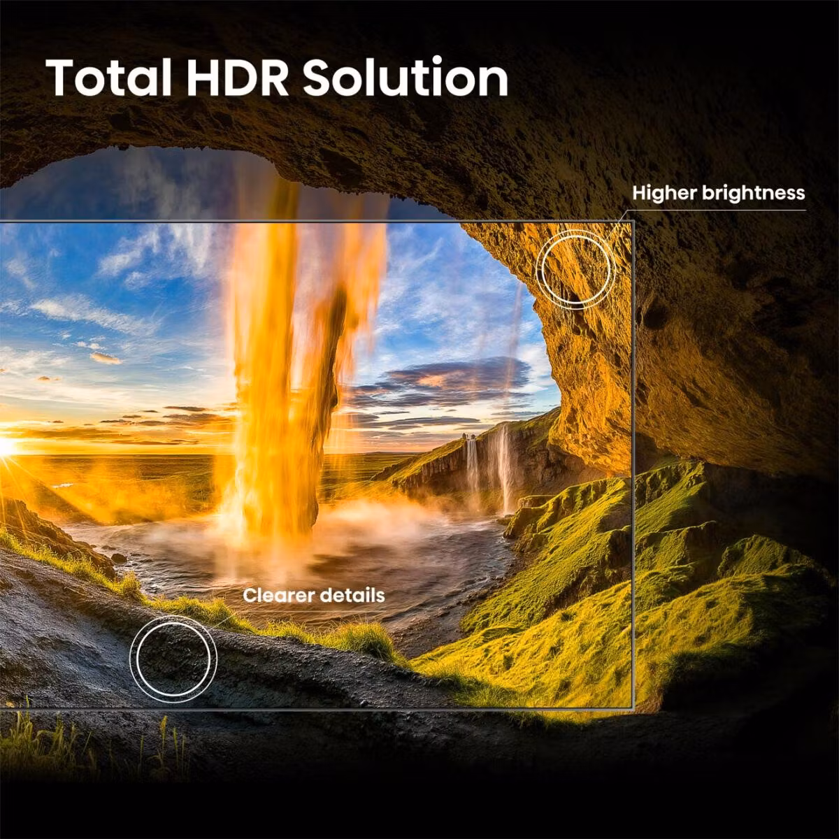 Hisense 55A7DS 139,7 cm (55") 4K Ultra HD smart TV Wi-Fi svart
