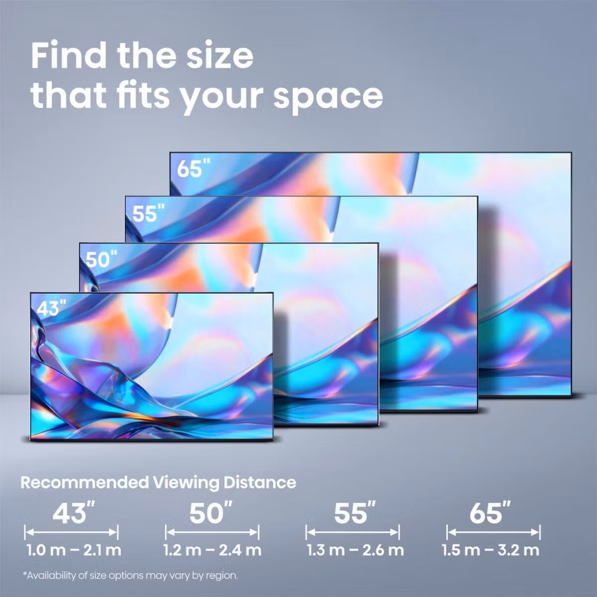 Hisense 55A7DS 139,7 cm (55") 4K Ultra HD smart TV Wi-Fi svart