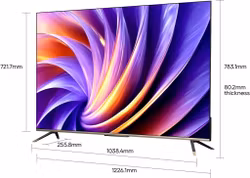 Dreame Vivid QLED TV Q100 127 cm (50") 4K Ultra HD smart-TV Wi-Fi svart 350 cd/m²