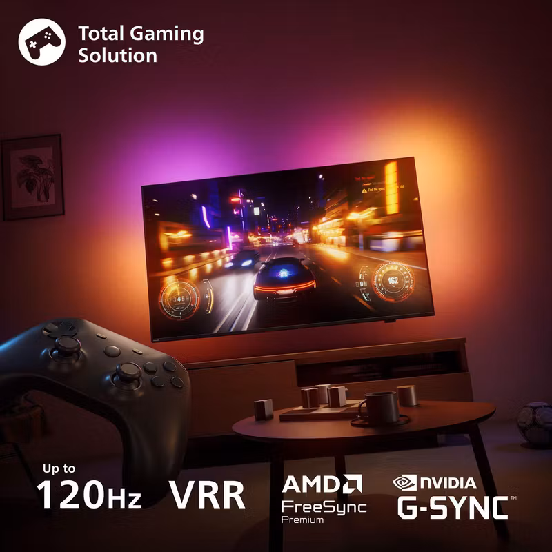 Philips Ambilight 48OLED760/12 TV 121,9 cm (48") 4K Ultra HD Smart TV Wi-Fi Grå