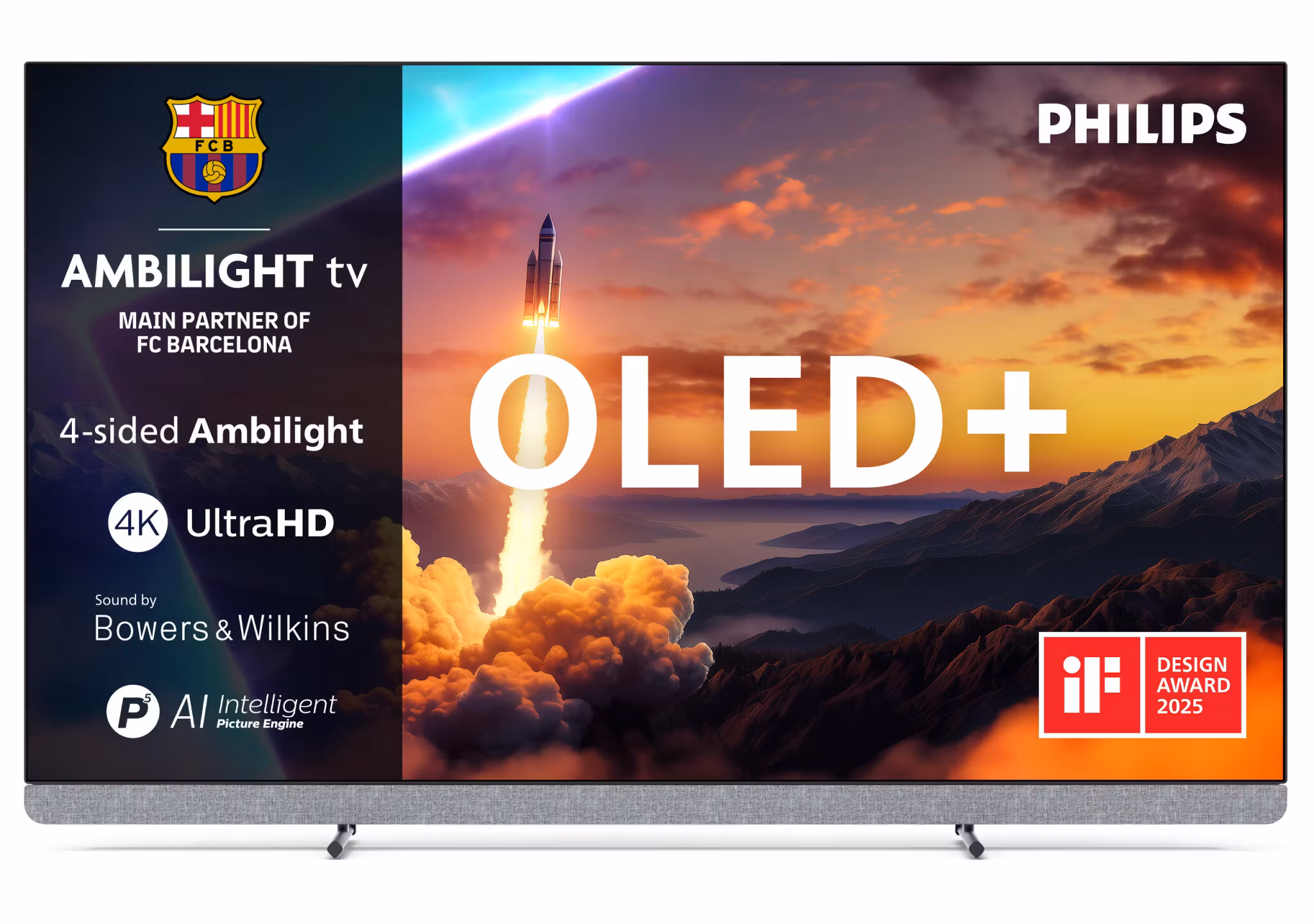 Philips 55OLED910/12 TV 139,7 cm (55") 4K Ultra HD Smart TV Wi-Fi Metallic