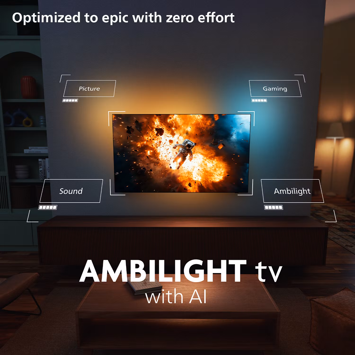 Philips 55OLED910/12 TV 139,7 cm (55") 4K Ultra HD Smart TV Wi-Fi Metallic