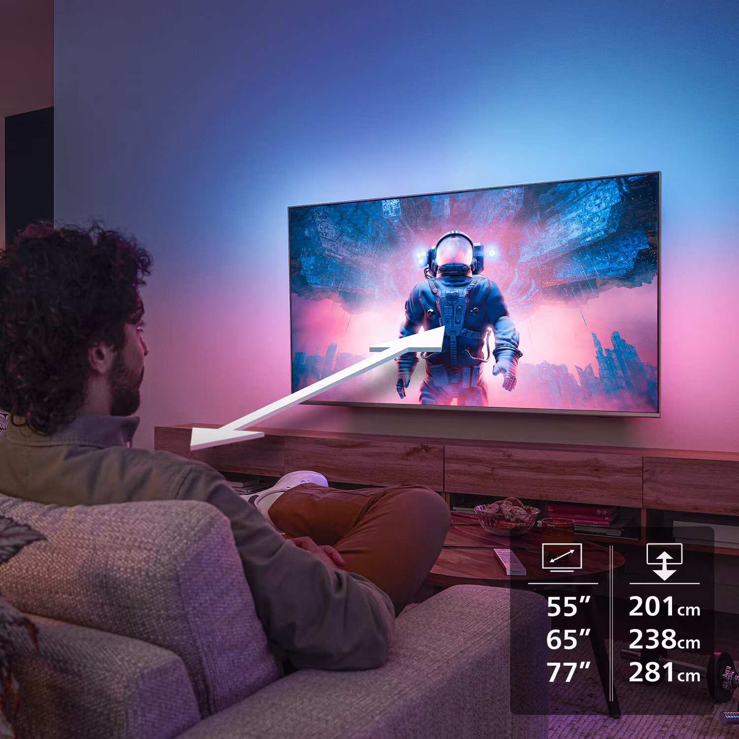 Philips 55OLED910/12 TV 139,7 cm (55") 4K Ultra HD Smart TV Wi-Fi Metallic