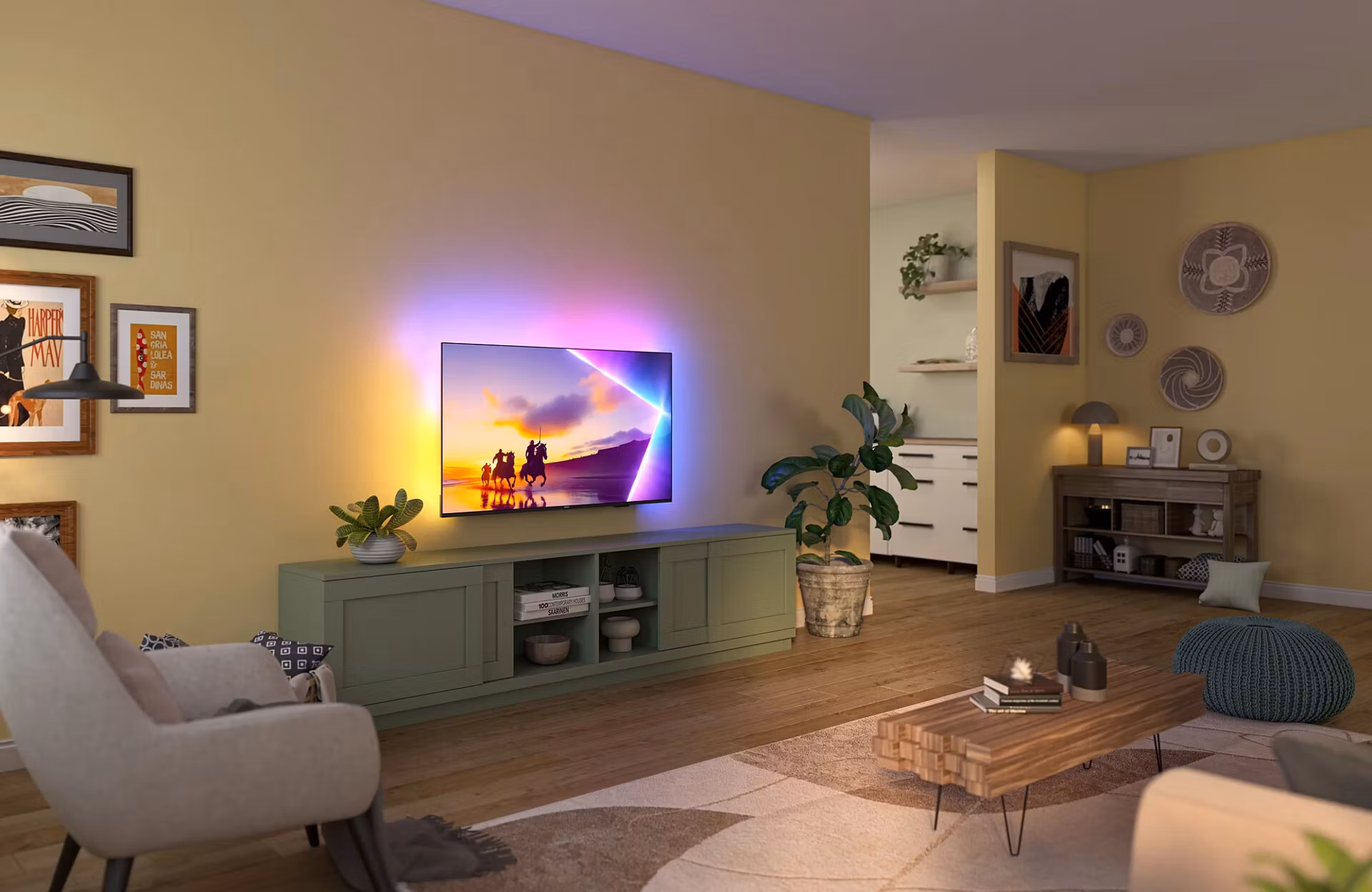 Philips 43PUS8450/12 TV 109,2 cm (43") 4K Ultra HD Wi-Fi Svart