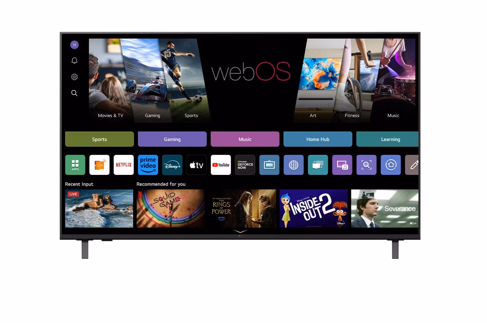 LG UHD AI 55UA75003LA TV 139,7 cm (55") 4K Ultra HD Smart TV Wi-Fi Black