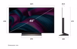 LG OLED evo AI OLED48C54LA.AEU TV 48" 4K Ultra HD Smart TV
