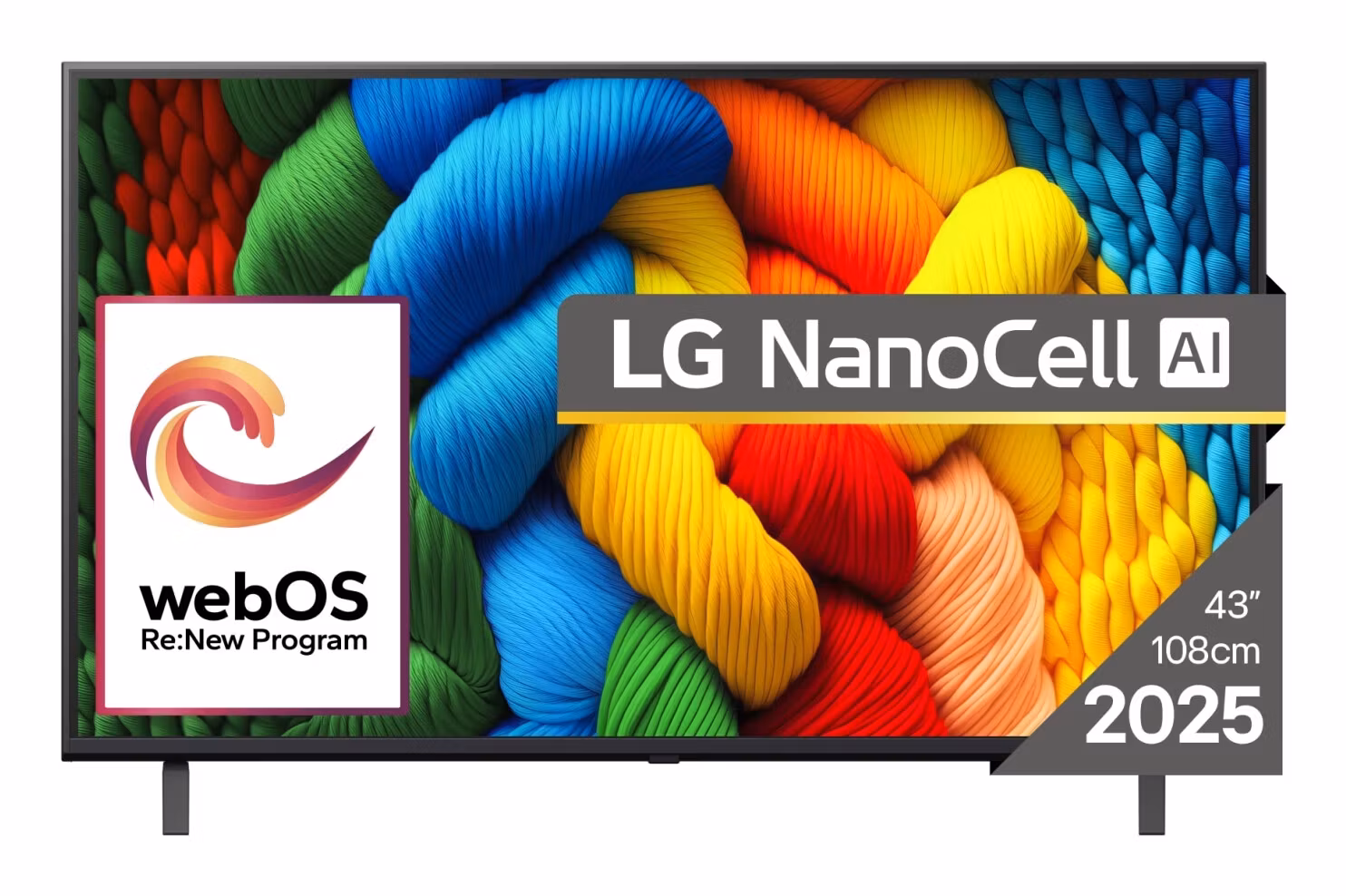 LG NanoCell 43NANO80A3B TV 109,2 cm (43") 4K Ultra HD Smart TV Wi-Fi Black