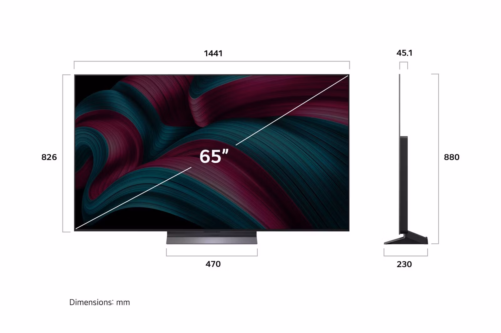 LG OLED55C58LA.AEU TV 139,7 cm (55") 4K Ultra HD Smart TV Wi-Fi Black